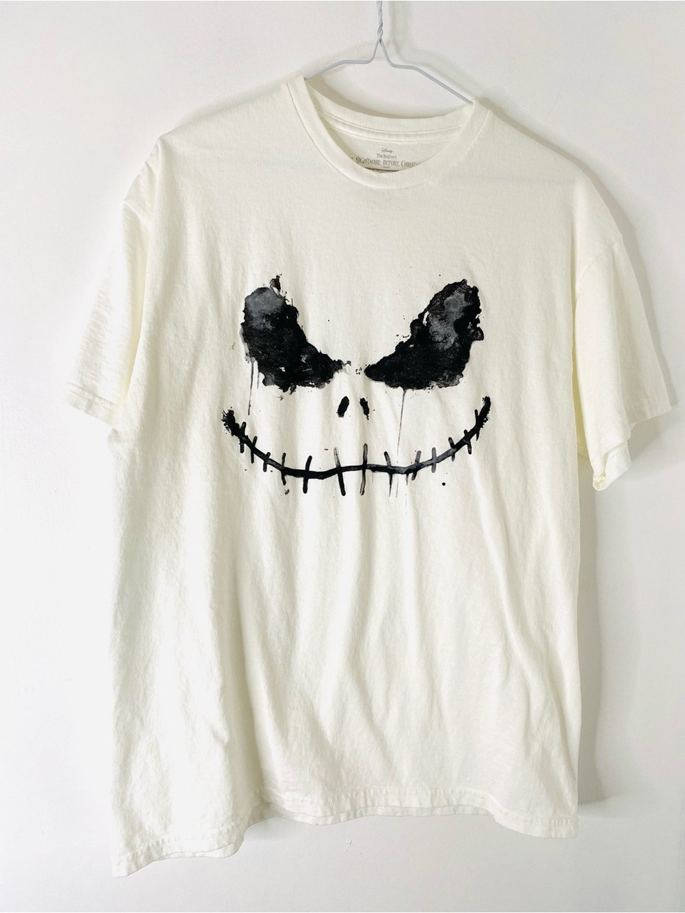 Disney Nightmare Before Christmas Jack Skellington Face Tee